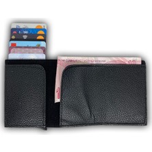 Baylino Manyetik Mekanizmalı Kartlık Siyah Cüzdan