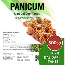 Dal Darı Net Kızıl Dal Darı Tanesi 500 gr Panicum