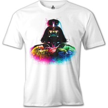 T-Shirt Darth Vader Beyaz Erkek Tshirt