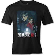 Llord T-Shirt T-Shirt Resident Evil - Biohazard Siyah Erkek T-Shirt
