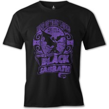 T-Shirt Black Sabbath -  Of This World Siyah Erkek Tshirt