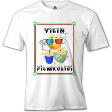 T-Shirt Yılın Filmkoliği Beyaz Erkek Tshirt