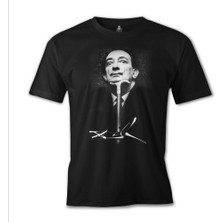 T-Shirt Salvador Dali Siyah Erkek Tshirt