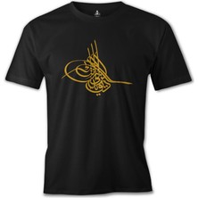 T-Shirt Tuğra Siyah Erkek Tshirt
