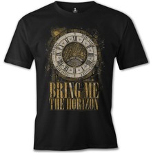 T-Shirt Bring Me The Horizon - Clock Siyah Erkek Tshirt
