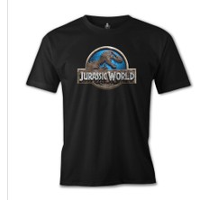 T-Shirt Jurassic World Siyah Erkek Tshirt