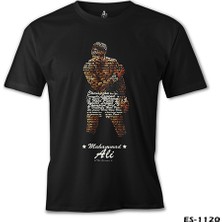 T-Shirt Muhammad Ali - Hard Punch Siyah Erkek Tshirt