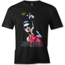 T-Shirt Justin Bieber Siyah Erkek Tshirt