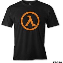 T-Shirt Half Life - Logo Siyah Erkek Tshirt