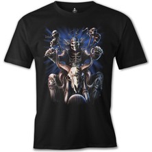 T-Shirt Motosiklet - Ride Or Die Siyah Erkek Tshirt