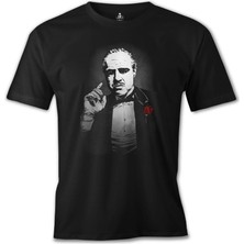 T-Shirt The Godfather - The Rule Siyah Erkek Tshirt