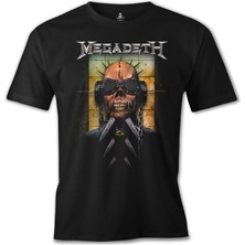 T-Shirt Megadeth - Vic 5 Siyah Erkek Tshirt