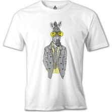 T-Shirt Zebra - Potikare Beyaz Erkek Tshirt