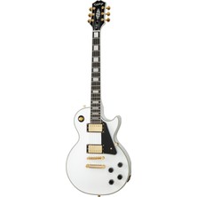 Epiphone EILCAWGH1 Les Paul Custom Elektro Gitar (Alpine White)