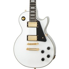 Epiphone EILCAWGH1 Les Paul Custom Elektro Gitar (Alpine White)