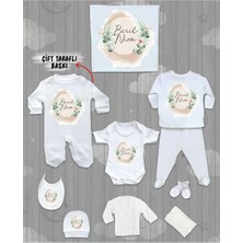 Minito Baby Isme Özel 10'lu Pamuklu Kız Bebek Hastane Çıkışı SETI_MT_102-10