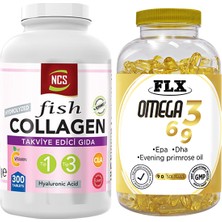 Ncs Balık Kollajen Type 1-3 300 Tablet & Flx Omega 3-6-9 90 Tablet