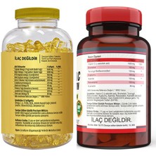 Flx Omega 3-6-9 Balık Yağı 90 Softgel & Nevfix Vitamin C Quercetin Bromelain 120 Tablet