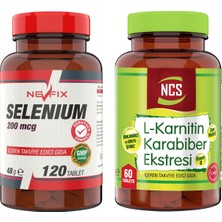 Ncs Selenium 200 Mcg 120 Tablet +  L-Karnitine 60 Tablet