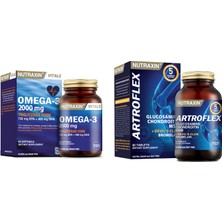 Nutraxin Omega 3 Balık Yağı 2000 Mg 60 Yumuşak Kapsül + Artroflex 90 Tablet