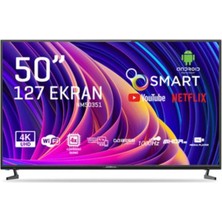 Nordmende NM50351 50" 127 Ekran Uydu Alıcılı 4K Ultra HD Android Smart LED TV