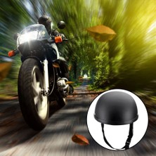 Shopfocus Motosiklet Yarım Açık Yüz Kask Scooter Bisiklet (Yurt Dışından)