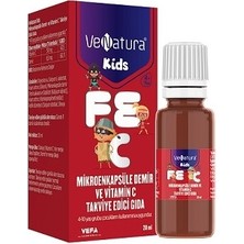 Vefa Venatura Kids Mikroenkapsüle Demir ve Vitamin C Takviye 20 ml