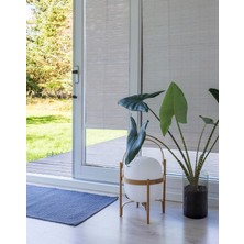 Bahçem Bambu Stor Perde Beyaz 60 x 180 cm