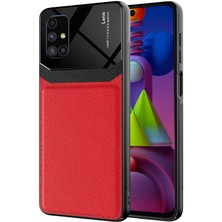 Kvy Samsung Galaxy M51 Deri Stili Emiks Kılıf