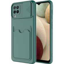 Kvy Samsung Galaxy A12 Kamera Korumalı Kartix Kılıf