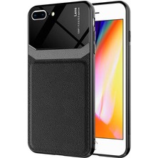 Kvy Apple iPhone 7 Plus Deri Stili Emiks Kılıf + Nano Ekran Koruyucu