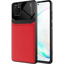 Kvy Samsung Galaxy Note 10 Lite Deri Stili Emiks Kılıf + Nano Ekran Koruyucu