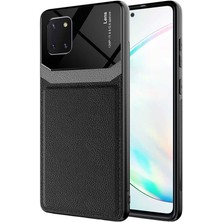Kvy Samsung Galaxy Note 10 Lite Deri Stili Emiks Kılıf + Nano Ekran Koruyucu