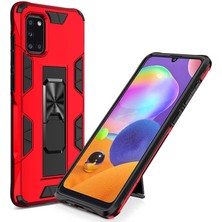 Kvy Samsung Galaxy A31 Zırh Volve Kılıf + Nano Ekran Koruyucu