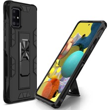 Kvy Samsung Galaxy A51 Zırh Volve Kılıf + Nano Ekran Koruyucu