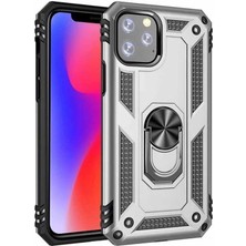 Kvy Apple iPhone 11 Pro Max Yüzüklü Standlı Vega Kılıf