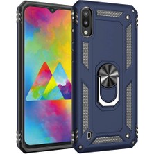 Kvy Samsung Galaxy M10 Yüzüklü Standlı Vega Kılıf