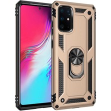 Kvy Samsung Galaxy S20 Plus Yüzüklü Standlı Vega Kılıf