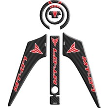 Yamaha Uyumlu Mt07 2014 - 2017 Uyumlu Tank Pad Set 002