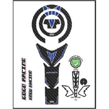 Yamaha Uyumlu Mt07 2018 - 2020 Uyumlu Tank Pad 003