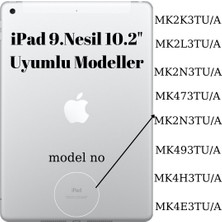 Wowacs Apple iPad 9.nesil 10.2" Wifi MK473TU/A Temperli Kırılmaz Cam Ekran Koruycu