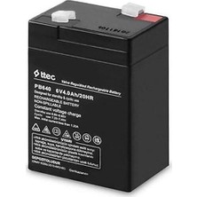 Ttec Hhm - 6V 4AH Akü 6V Akü 6 V Akü 6VOLT 4 Amper Işıldak Aküsü Pili Bataryası