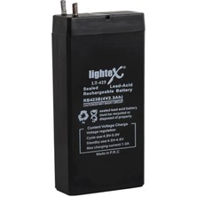 Lightex LT-425 4V 2.3 Ah Bakımsız Işıldak Aküsü