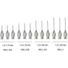 Anadolu Vet Anadoluvet Koyunlar için karışık enjektör iğnesi seti. 12'li Paket