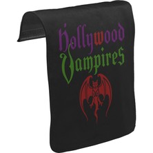 Lord T-Shirt T-Shirt T-Shirt Hollywood Vampires Unisex Siyah Tak-Çıkar Postacı Çanta Kapağı CK-896