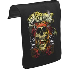 Lord T-Shirt T-Shirt T-Shirt Guns N'roses Unisex Siyah Tak-Çıkar Postacı Çanta Kapağı Ck-25