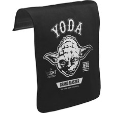 Lord T-Shirt T-Shirt T-Shirt Star Wars - Yoda Iı Unisex Siyah Tak-Çıkar Postacı Çanta Kapağı CK-590