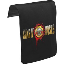 Lord T-Shirt T-Shirt T-Shirt Guns N Roses - Drops Logo Unisex Siyah Tak-Çıkar Postacı Çanta Kapağı CK-1521