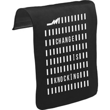 Lord T-Shirt T-Shirt T-Shirt Change Is Knocking Unisex Siyah Tak-Çıkar Postacı Çanta Kapağı CK-1559