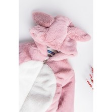 Babymod Tavşan Kulaklı Welsoft Peluş Kız Çocuk Mont